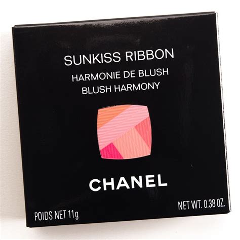 chanel sunkiss ribbon blush|Chanel Sunkiss Ribbon Harmonie de Blush Review & Swatches.